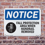 Fall Protection Area When Handrail