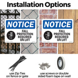 Fall Protection Required On Lift