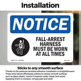 Fall-Arrest Harness Must Be