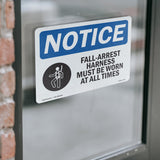 Fall-Arrest Harness Must Be