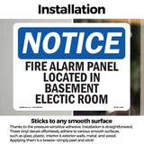 Fire Alarm Panel Located In Basement Electric Room