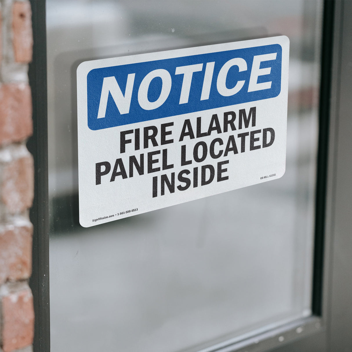 Fire Alarm Panel Located Inside