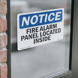 Fire Alarm Panel Located Inside