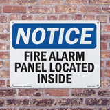 Fire Alarm Panel Located Inside