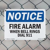 Fire Alarm When Bell Rings Dial 911