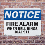 Fire Alarm When Bell Rings Dial 911