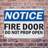 Fire Door Do Not Prop Open Sign