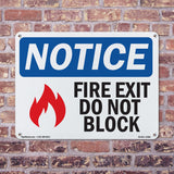 Fire Exit Do Not Block