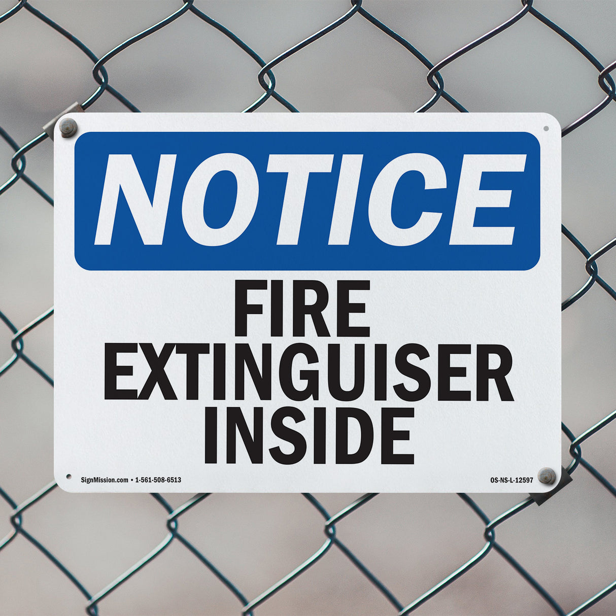 Fire Extinguisher Inside Sign