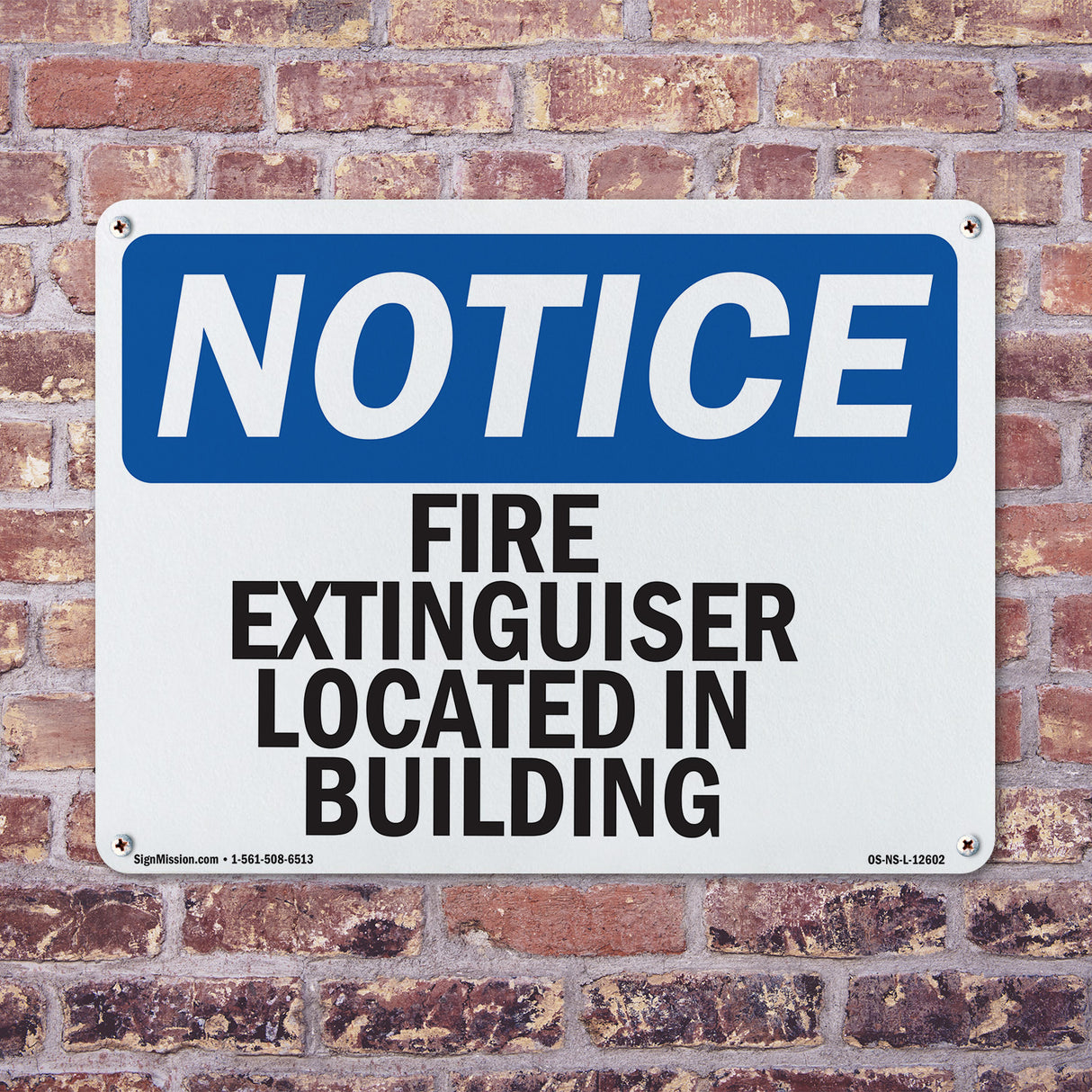 Fire Extinguisher Located In Building