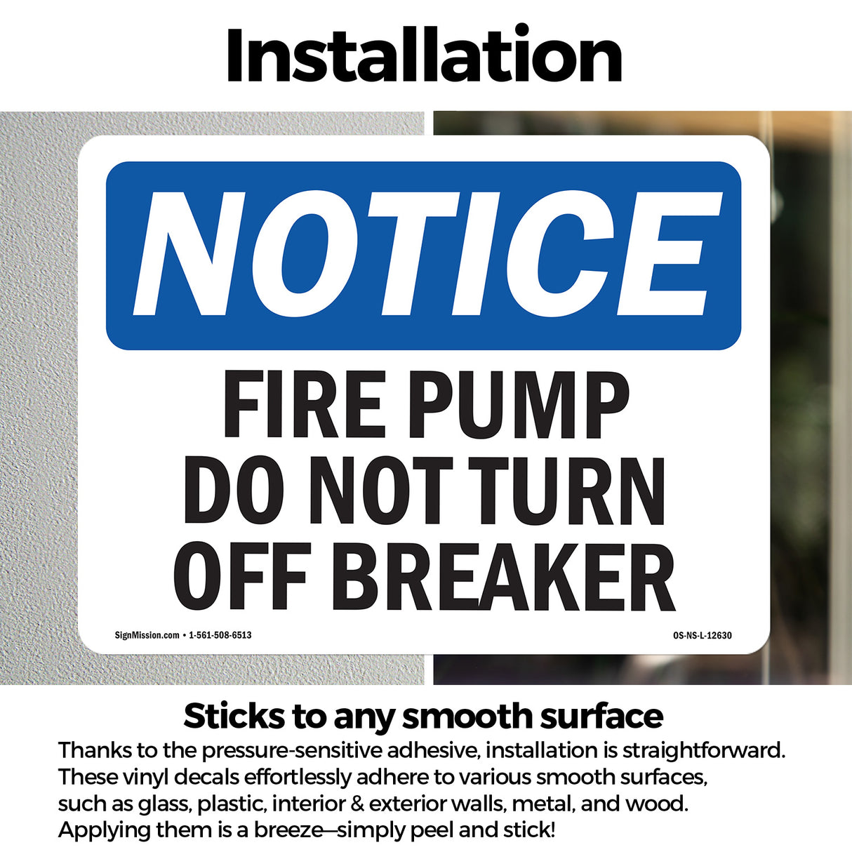 Fire Pump Do Not Turn Off Breaker