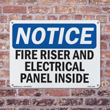 Fire Riser And Electrical Panel Inside