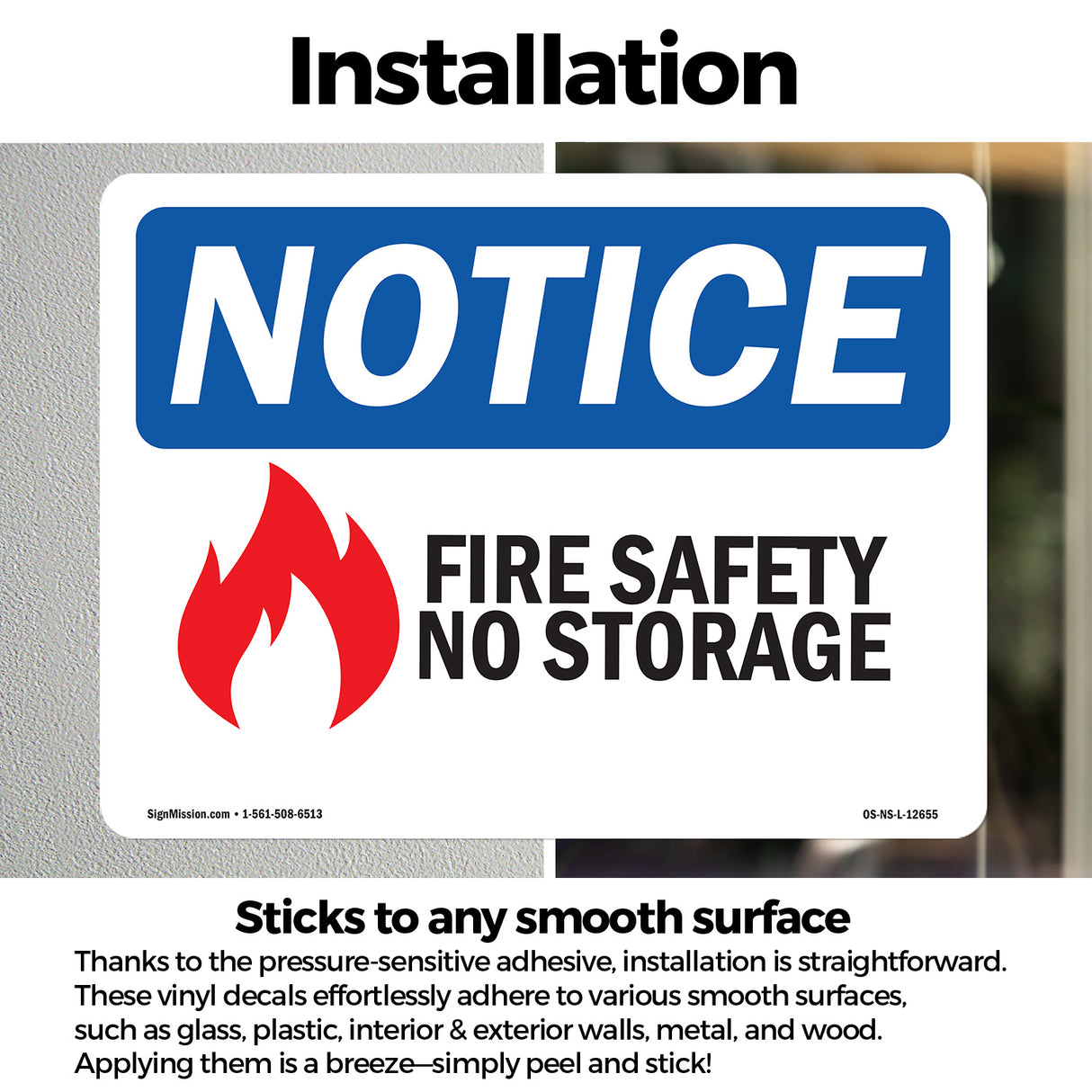 Fire Safety No Storage