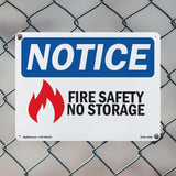 Fire Safety No Storage