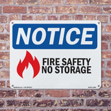 Fire Safety No Storage
