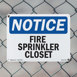 Fire Sprinkler Closet