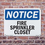 Fire Sprinkler Closet