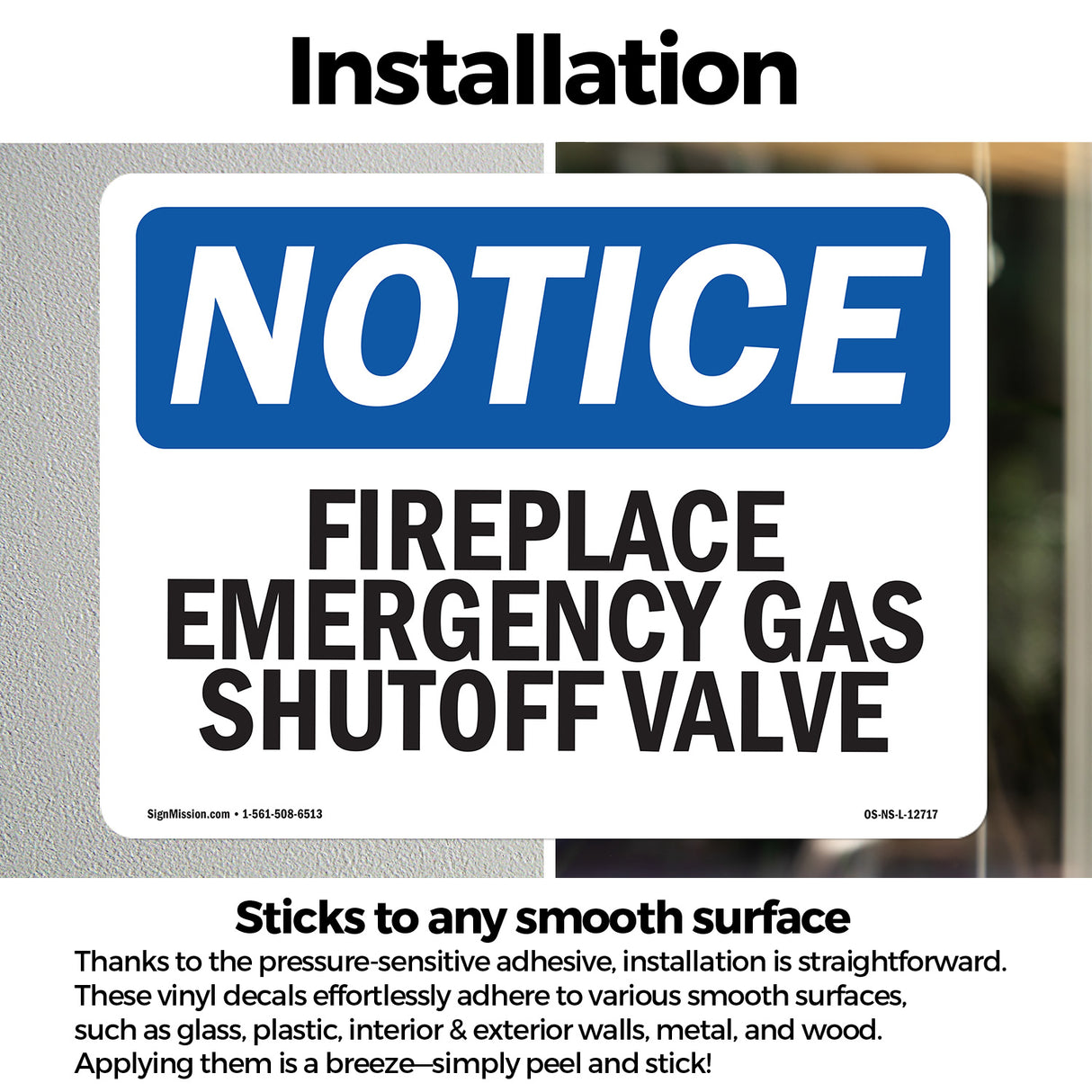 Fireplace Emergency Gas Shutoff Valve