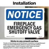 Fireplace Emergency Gas Shutoff Valve
