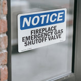 Fireplace Emergency Gas Shutoff Valve