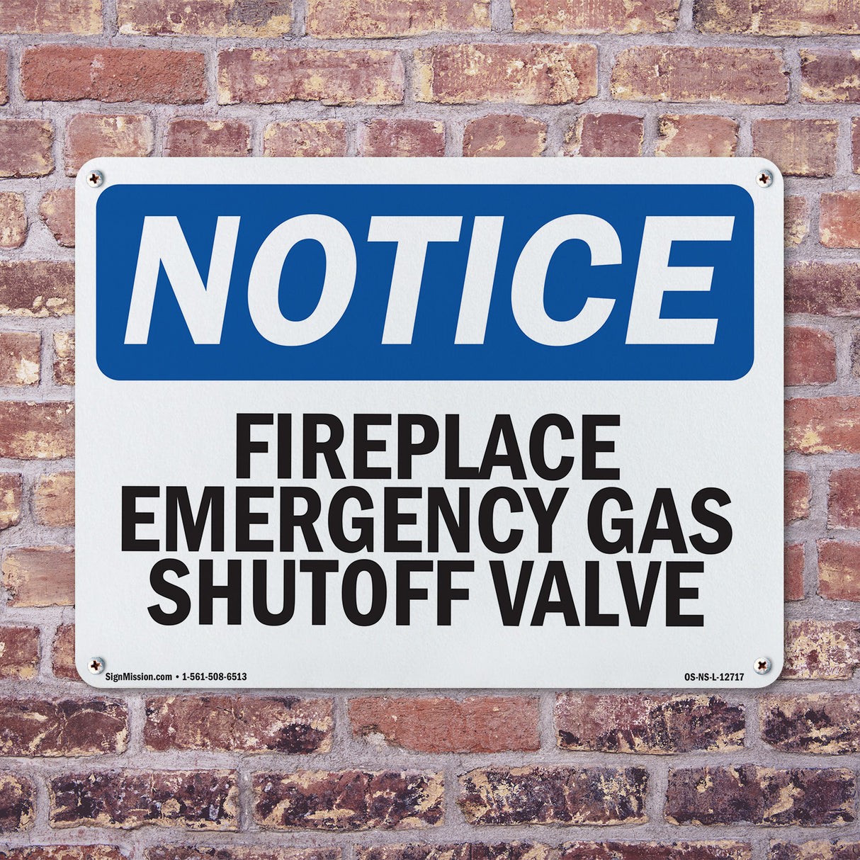Fireplace Emergency Gas Shutoff Valve
