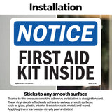 First Aid Kit Inside Sign