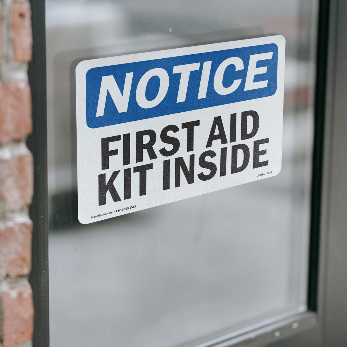 First Aid Kit Inside Sign