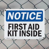 First Aid Kit Inside Sign