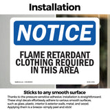 Flame Retardant Clothing Required In This Area