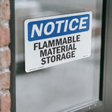 Flammable Material Storage Sign