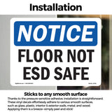 Floor Not ESD Safe