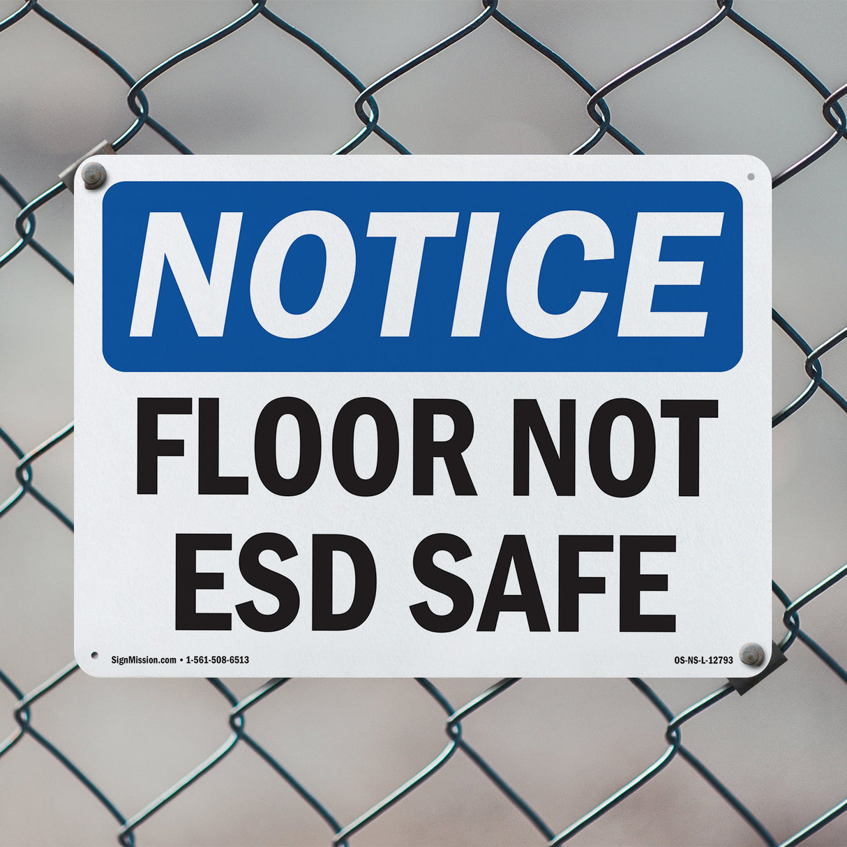 Floor Not ESD Safe