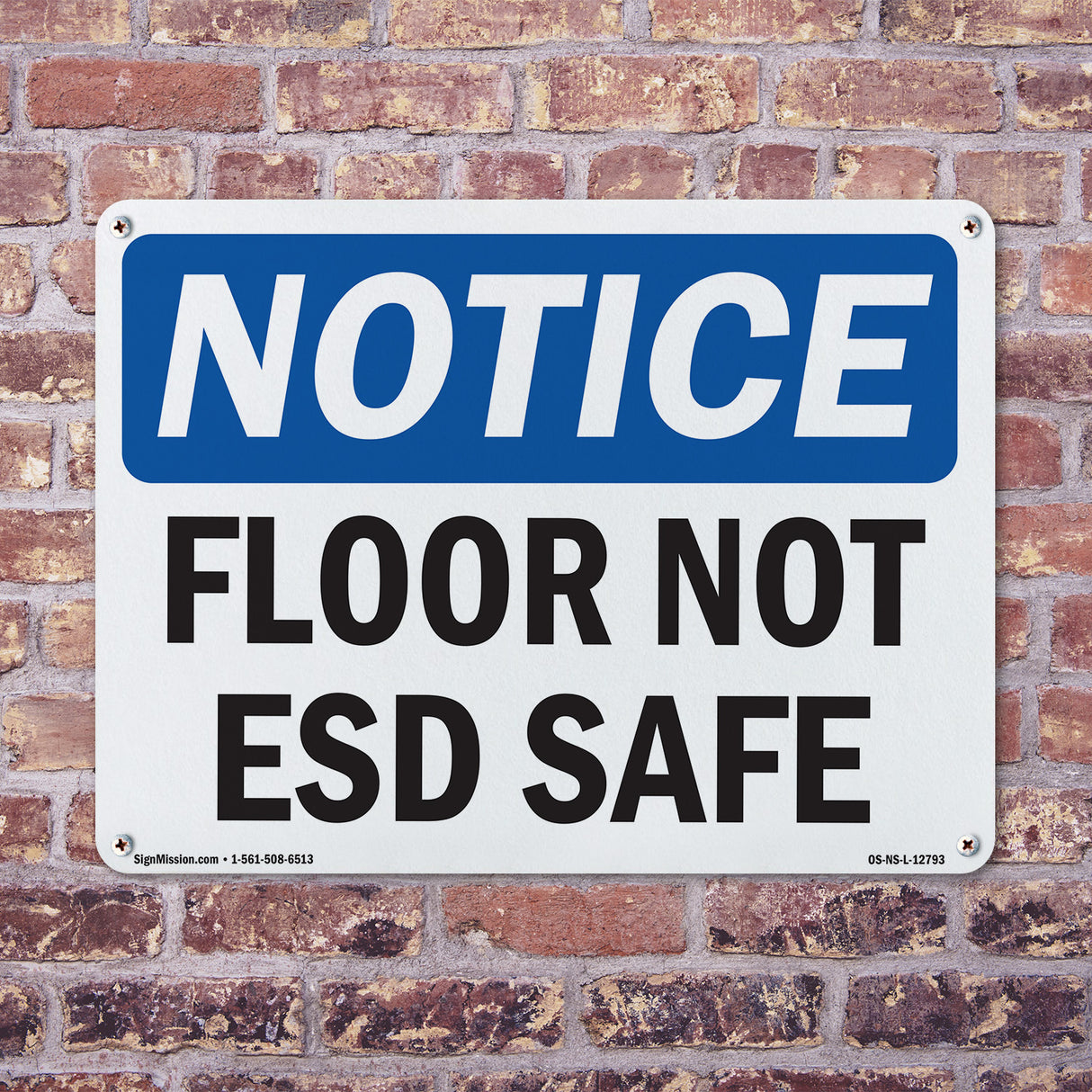 Floor Not ESD Safe