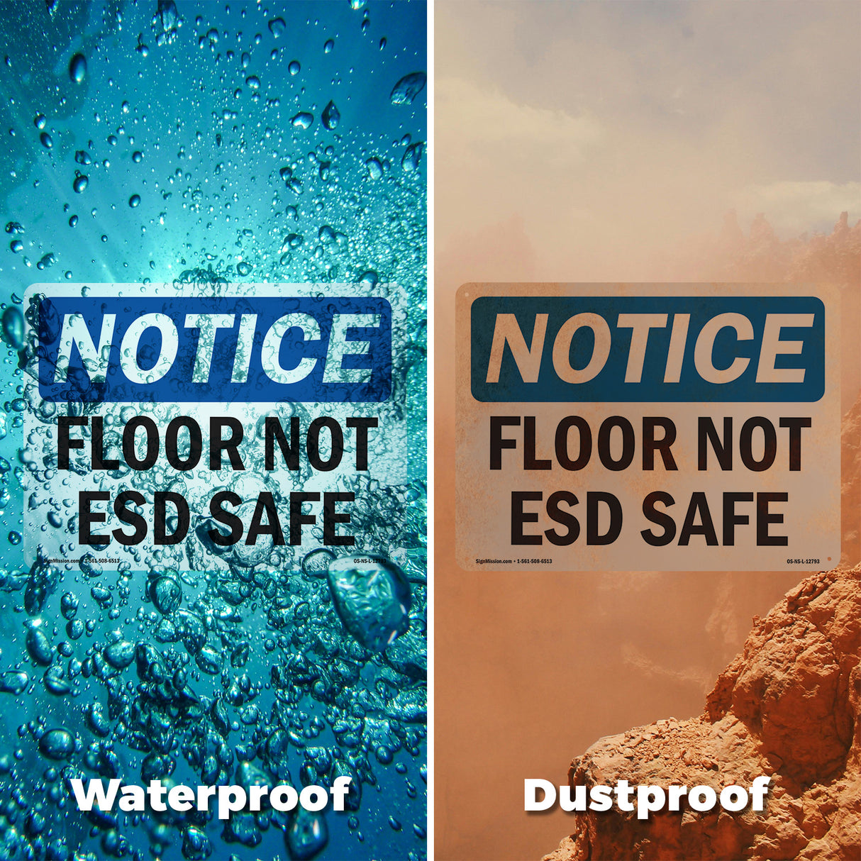 Floor Not ESD Safe