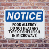 Food Allergy Do Not Heat Any Type Of Shellfish