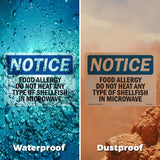 Food Allergy Do Not Heat Any Type Of Shellfish