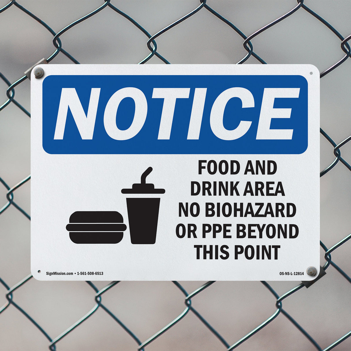 Food And Drink Area No Biohazards