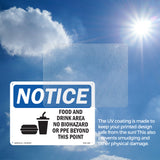 Food And Drink Area No Biohazards