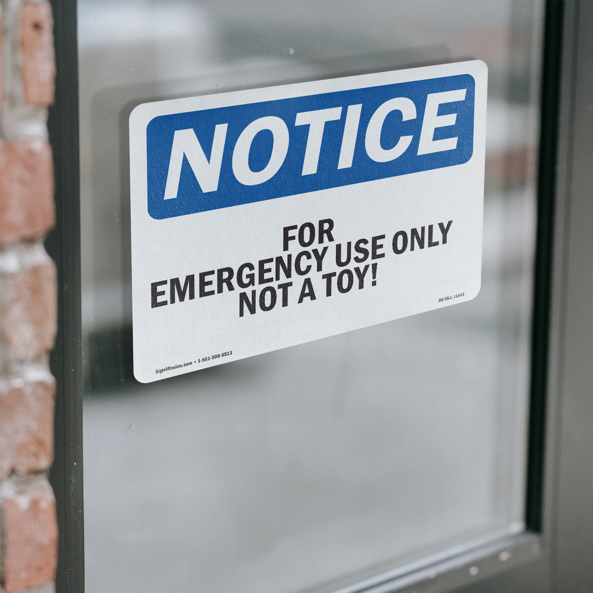 For Emergency Use Only Not A Toy!