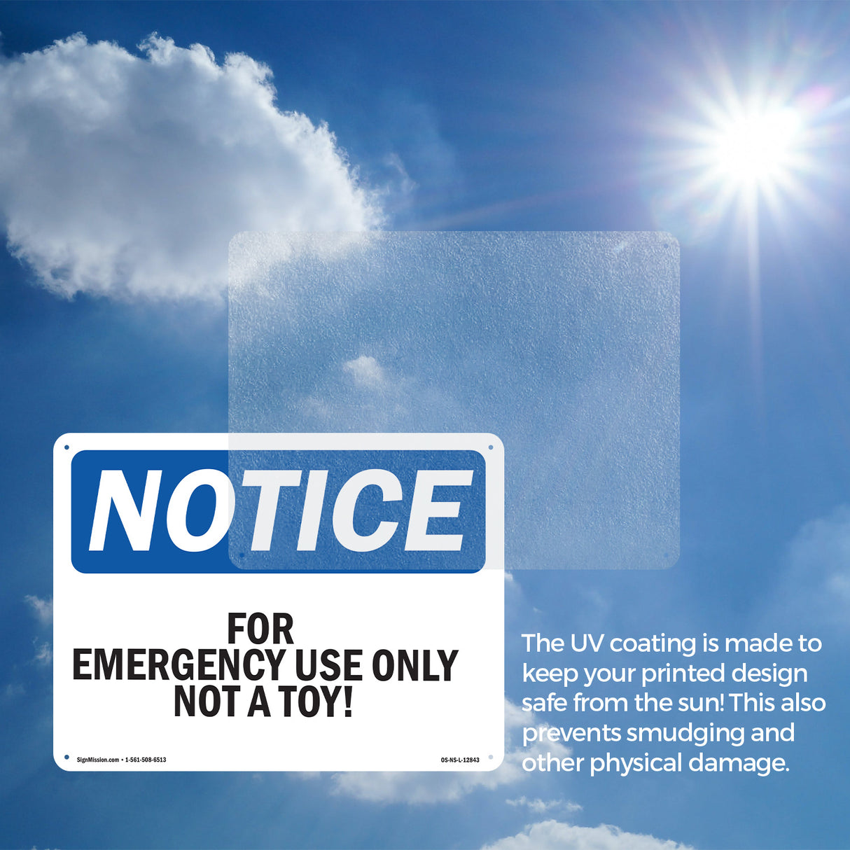 For Emergency Use Only Not A Toy!