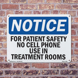 For Patient Safety No Cell Phone