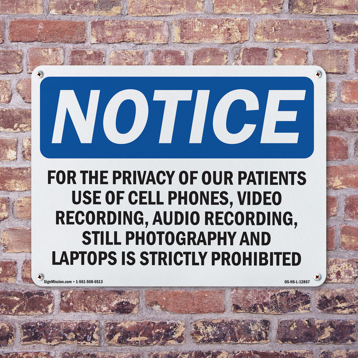 For The Privacy Of Our Patients