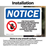 For Your Safety, Customers Are