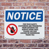 For Your Safety, Customers Are