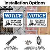Fork Lifts Operating In This Area