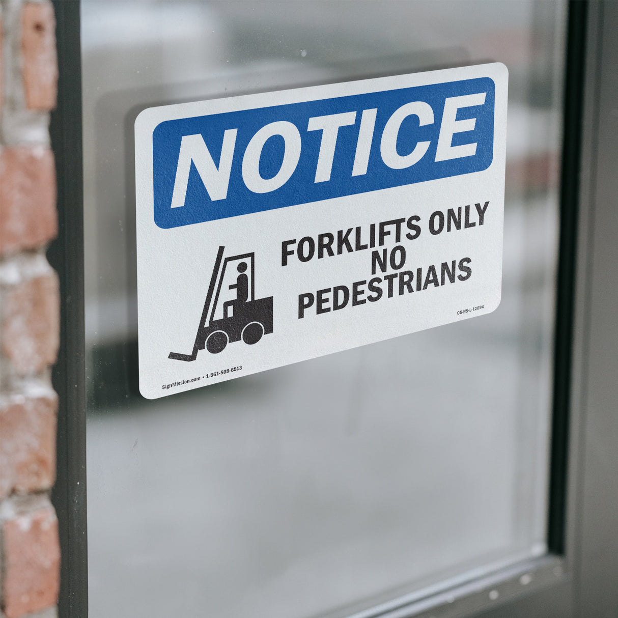 Forklifts Only No Pedestrians