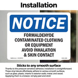 Formaldehyde Contaminated Clothing Or Equipment