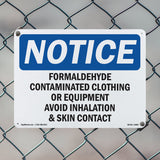 Formaldehyde Contaminated Clothing Or Equipment