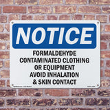 Formaldehyde Contaminated Clothing Or Equipment