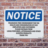 Fragrance Free Environment For